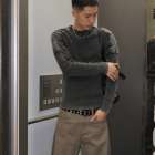 一枚で差がつく異素材ドッキングトップス✟